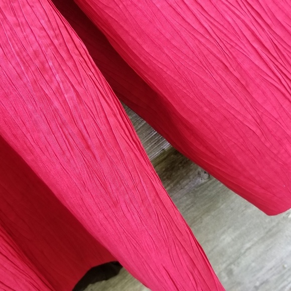 80s Vintage Red Dress Holiday Christmas Jacket - Picture 4 of 4